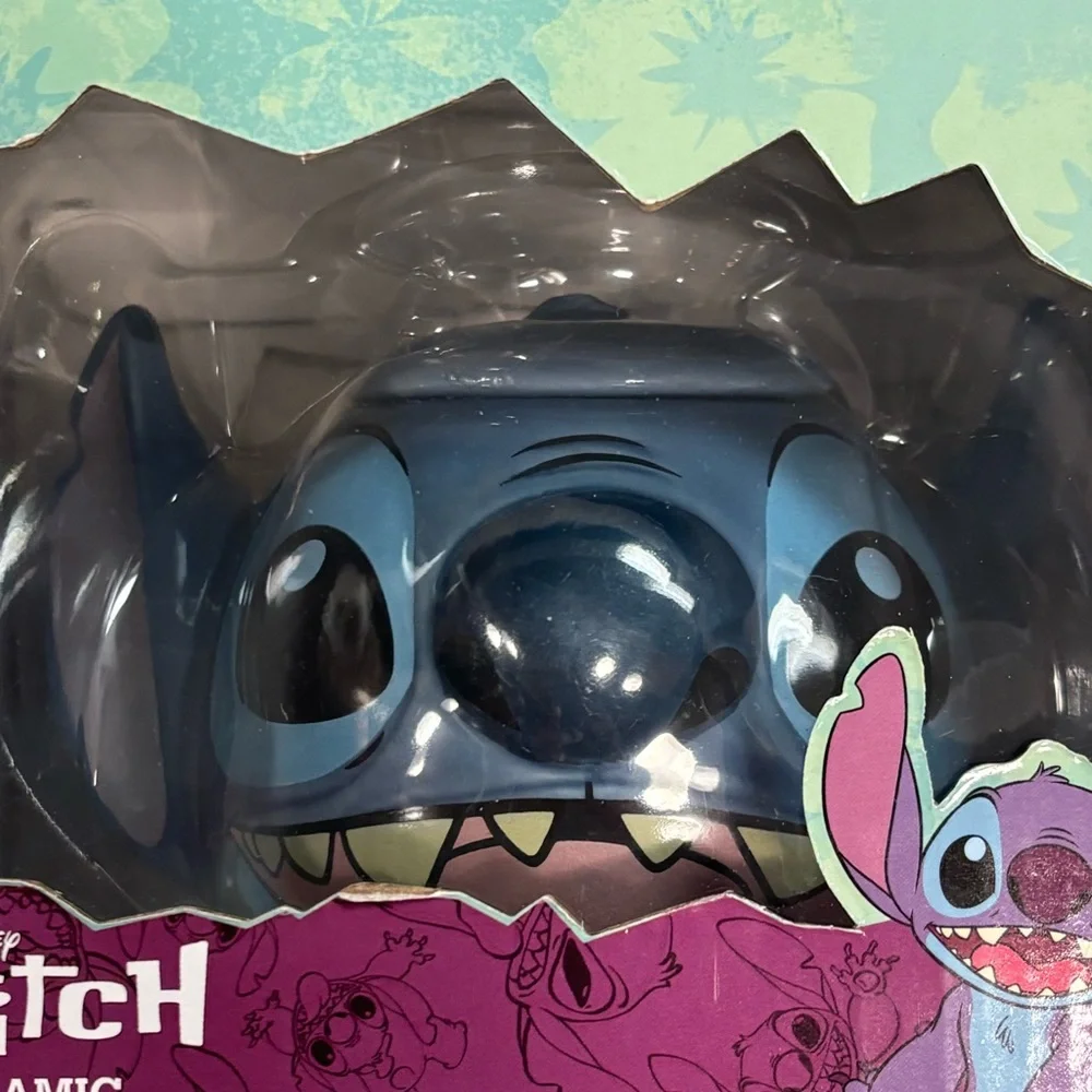 Disney Stitch Ceramic Trinket Jar NEW